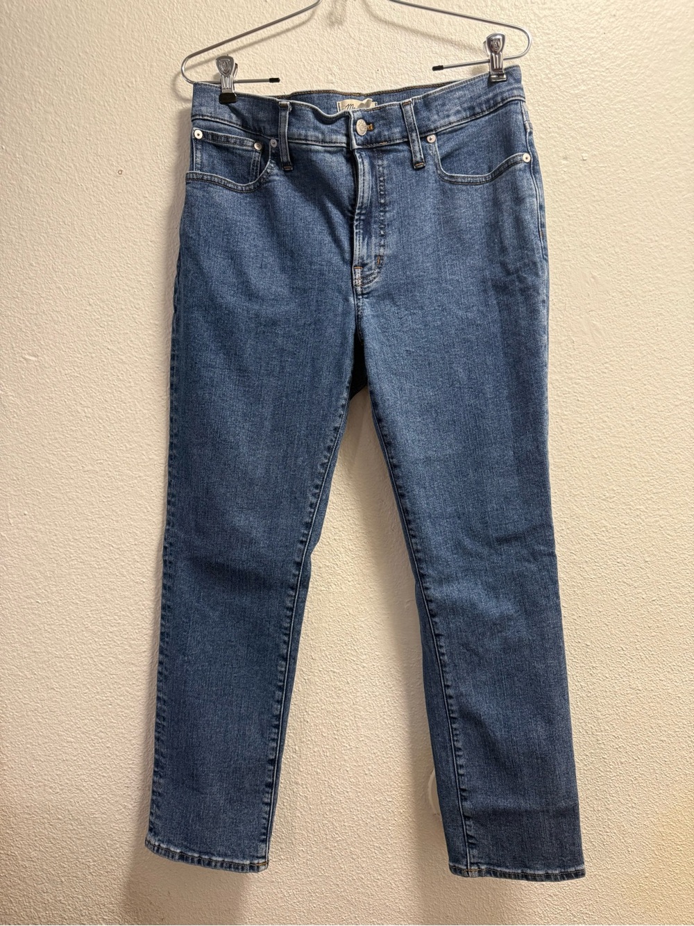 Madewell the curvy perfect vintage jeans size 29 High-Rise Dark Blue Straight - Picture 2 of 11